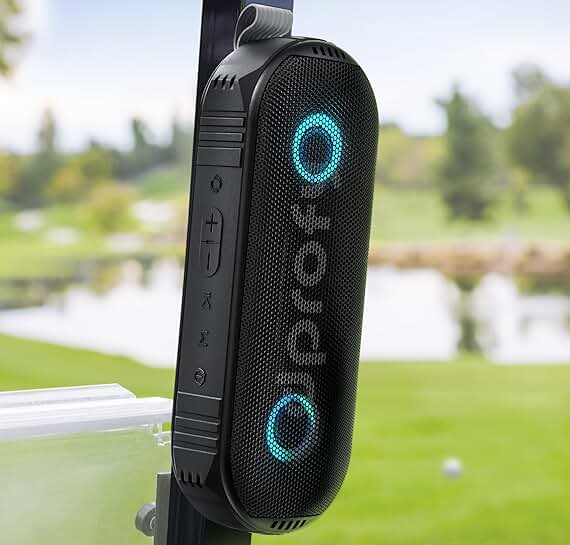 Wireless Bluetooth Golf Speaker with Light and Rich Bass