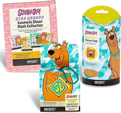 Scooby-Doo Skincare Gift Set with Shower Cap and Masks