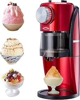 Shaved Ice Machine with Stainless Steel Blade and Ice Molds