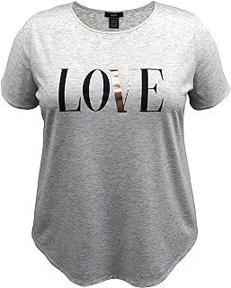 Women’s Plus Size Short Sleeve Print Top