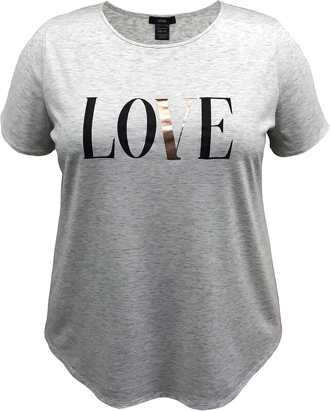 Women’s Plus Size Short Sleeve Print Top