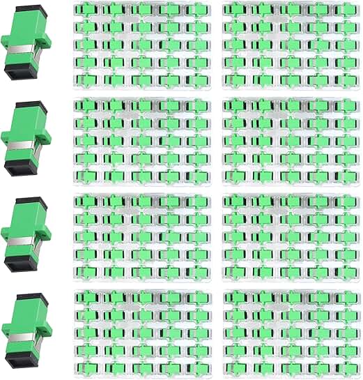 200 pcs SC Singlemode Fiber Optic Coupler Adapter