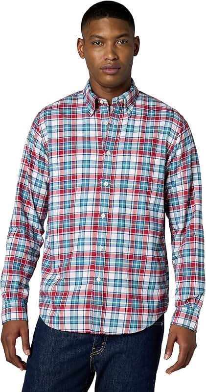 Men's Long Sleeve Flannel Sport Shirt
