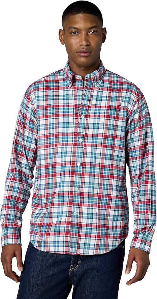 Men's Long Sleeve Flannel Sport Shirt