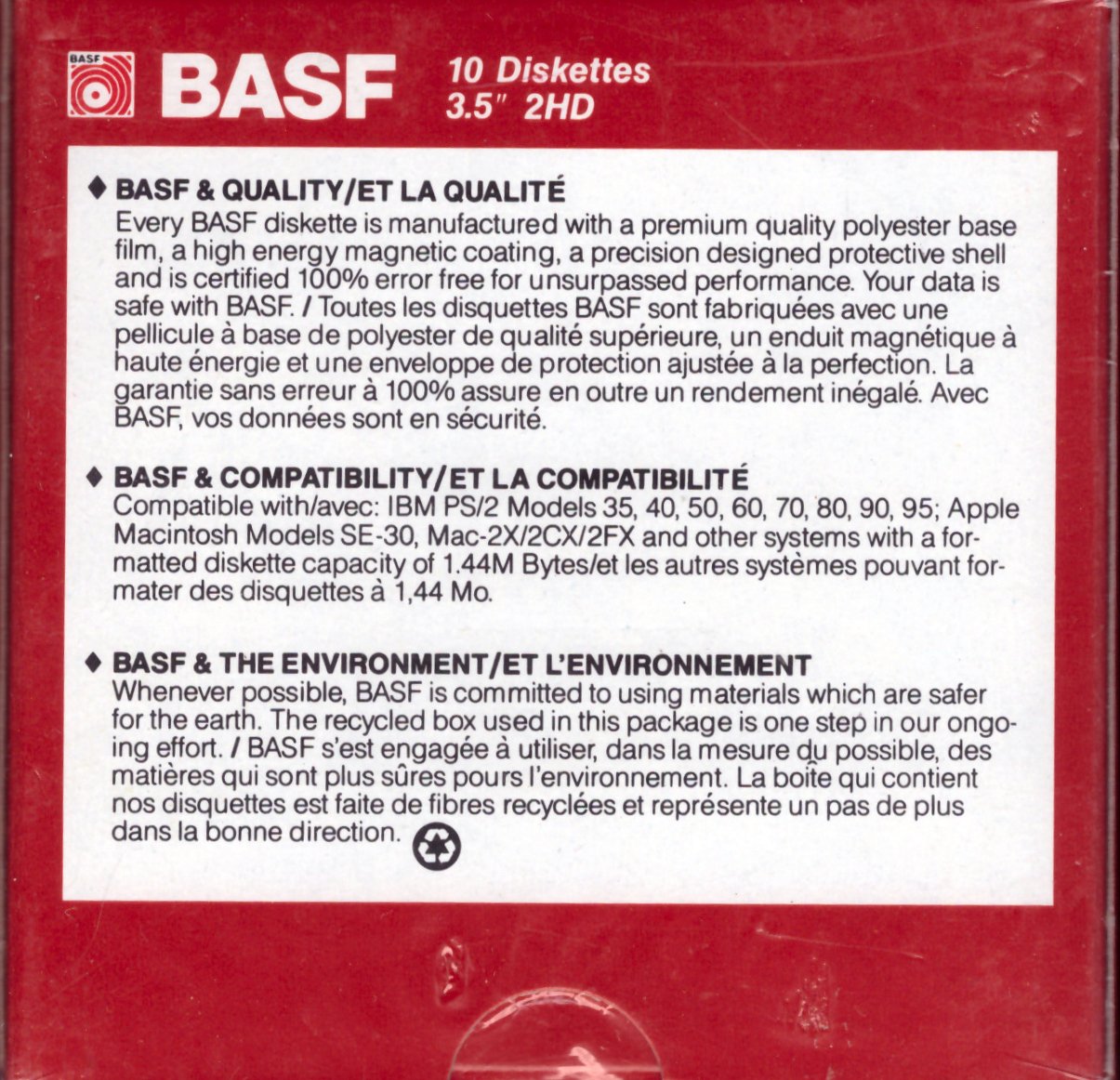 10 Diskettes 5.25" 2S/HD
