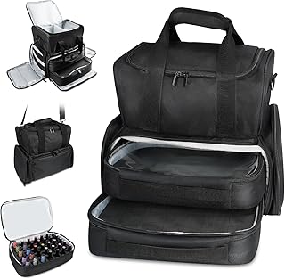 Large Nail Polish Organizer with Removable Bags