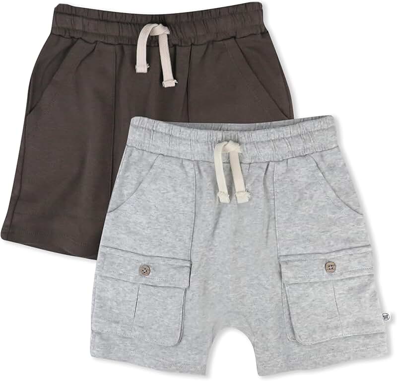 Baby and Toddler Organic Cotton Cargo Shorts Pack
