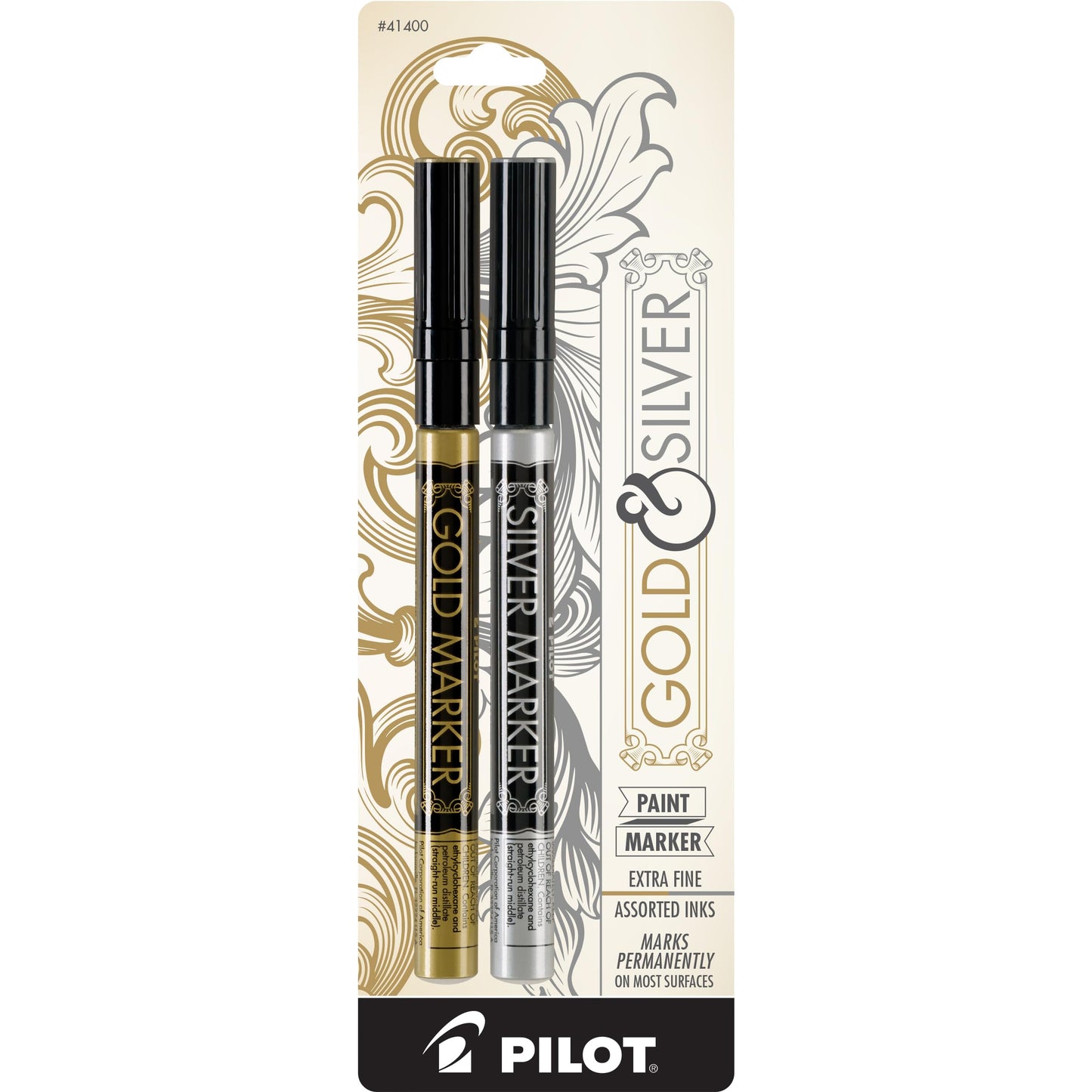 Metallic Permanent Paint Markers Set of 2