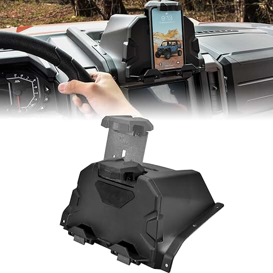 Tablet Mount with Storage Box for Polaris Xpedition