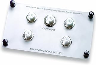 4-Way Video Splitter for Digital Cable and Internet
