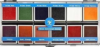 12-Color Water-Activated Face and Body Paint Palette