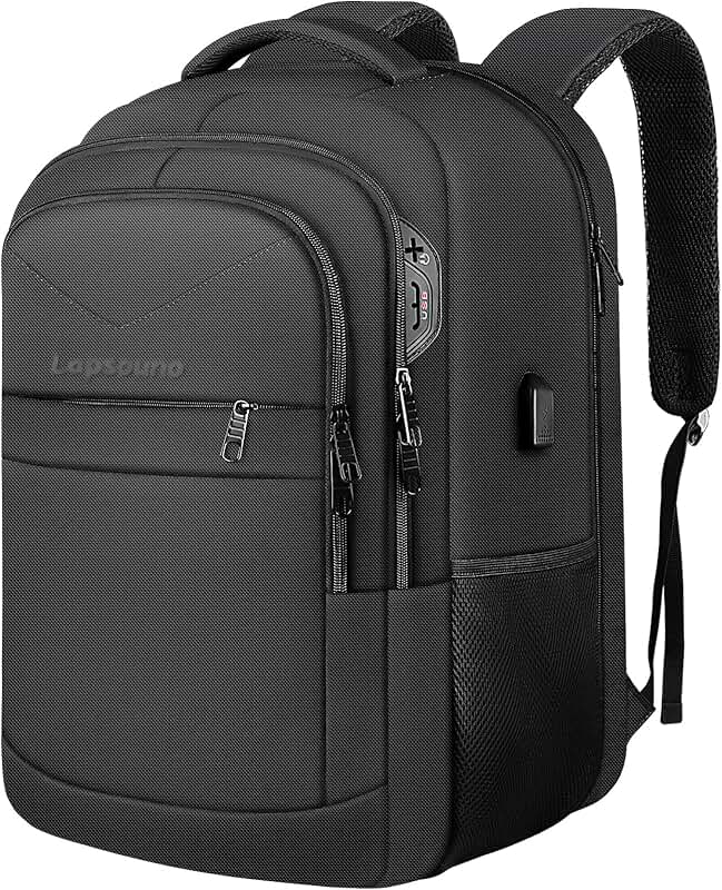 17 Inch Water Resistant Travel Backpack with USB Port