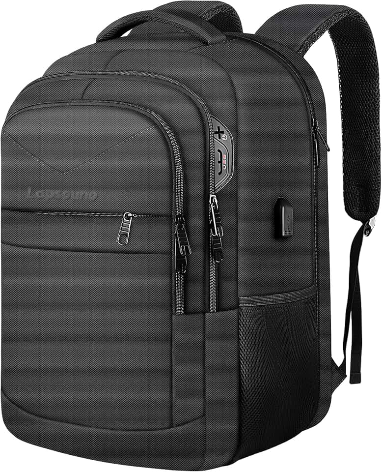 17 Inch Water Resistant Travel Backpack with USB Port