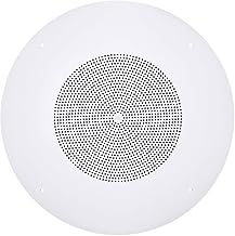Round Ceiling Speaker, 8-inch, 5W, Multi-Tap, White