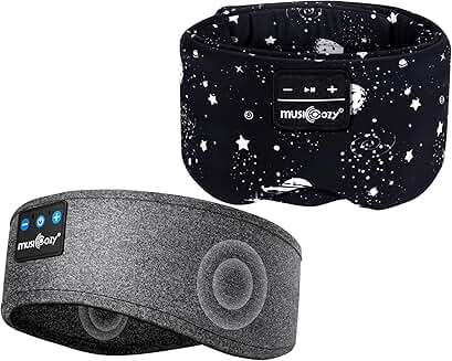 Wireless Sleep Mask with Headphones and Adjustable Band