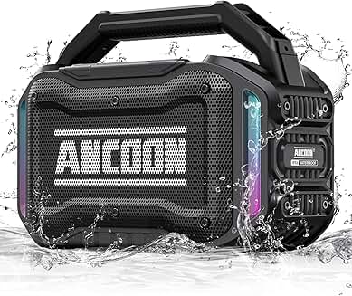 Wireless Bluetooth Speaker with 80W Power and 20H Playtime