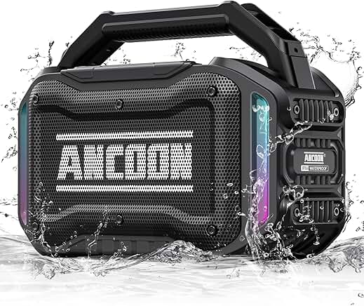 Wireless Bluetooth Speaker with 80W Power and 20H Playtime