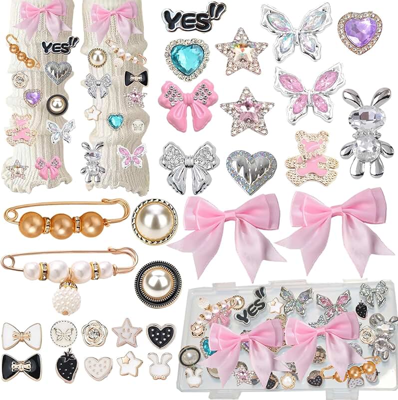 Junk Socks Shoe Charms and Pins for Women