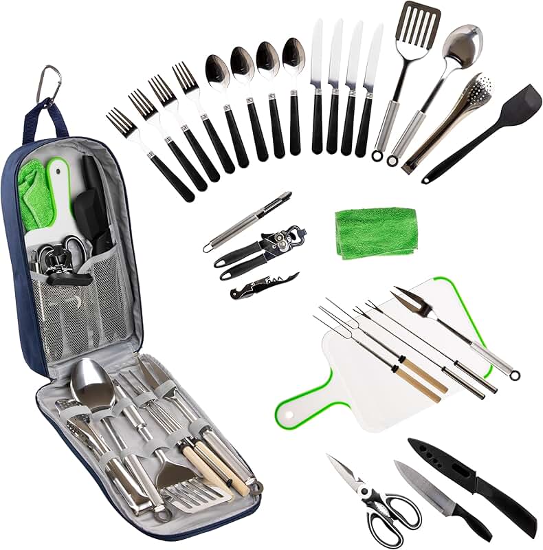 7-Piece Silicone Kitchen Utensil Set with Holder