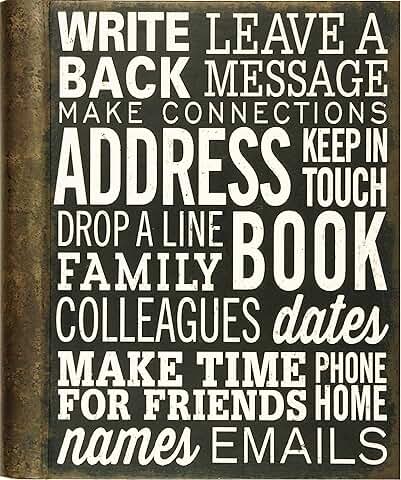 Large Desk Address Book
