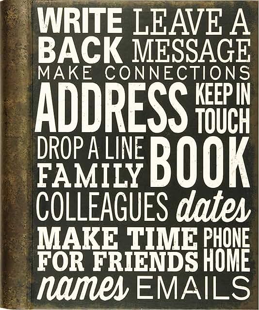 Large Desk Address Book
