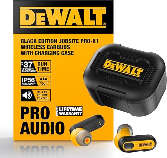 Heavy Duty True Wireless Earbuds with 37-Hour Battery