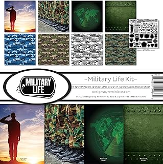 Military Life Scrapbook Collection Kit