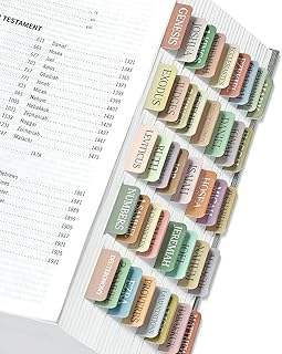 Laminated Bible Tabs for Easy Navigation