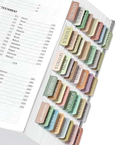 Laminated Bible Tabs for Easy Navigation