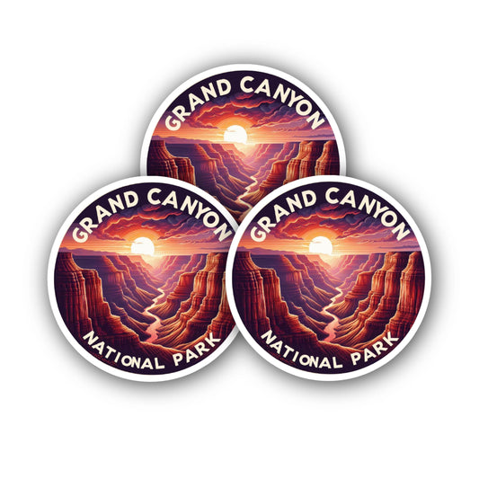 Aesthetic Grand Canyon Vinyl Stickers for Devices (3pcs)