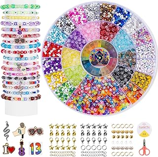 Friendship Bracelet Making Kit with Beads and Charms