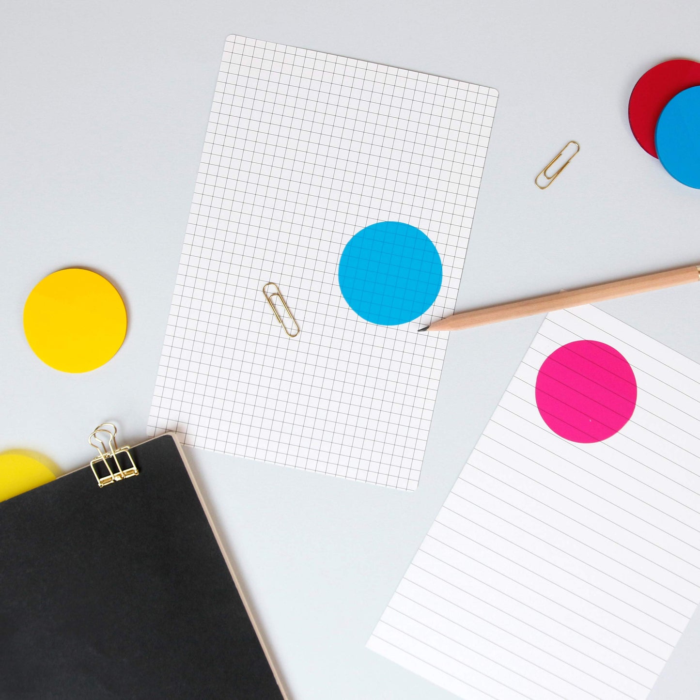 Colorful Transparent Sticky Notes for Reminders