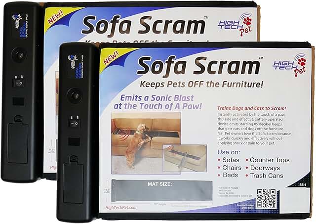 Sofa Sonic Deterrent for Dogs and Cats (2 Pack)