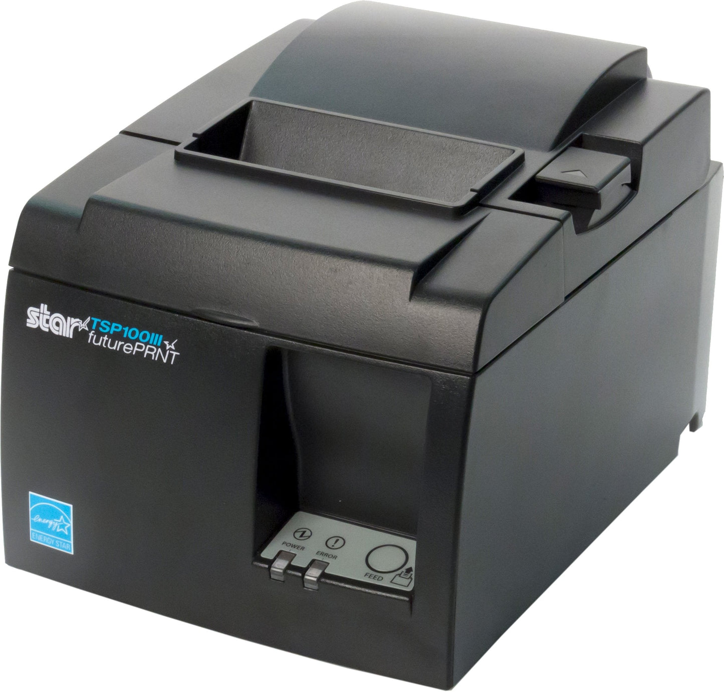 TSP143IIIU USB Thermal Receipt Printer with Device and Mfi USB Ports, Auto-cutter, and Internal Power Supply - Gray