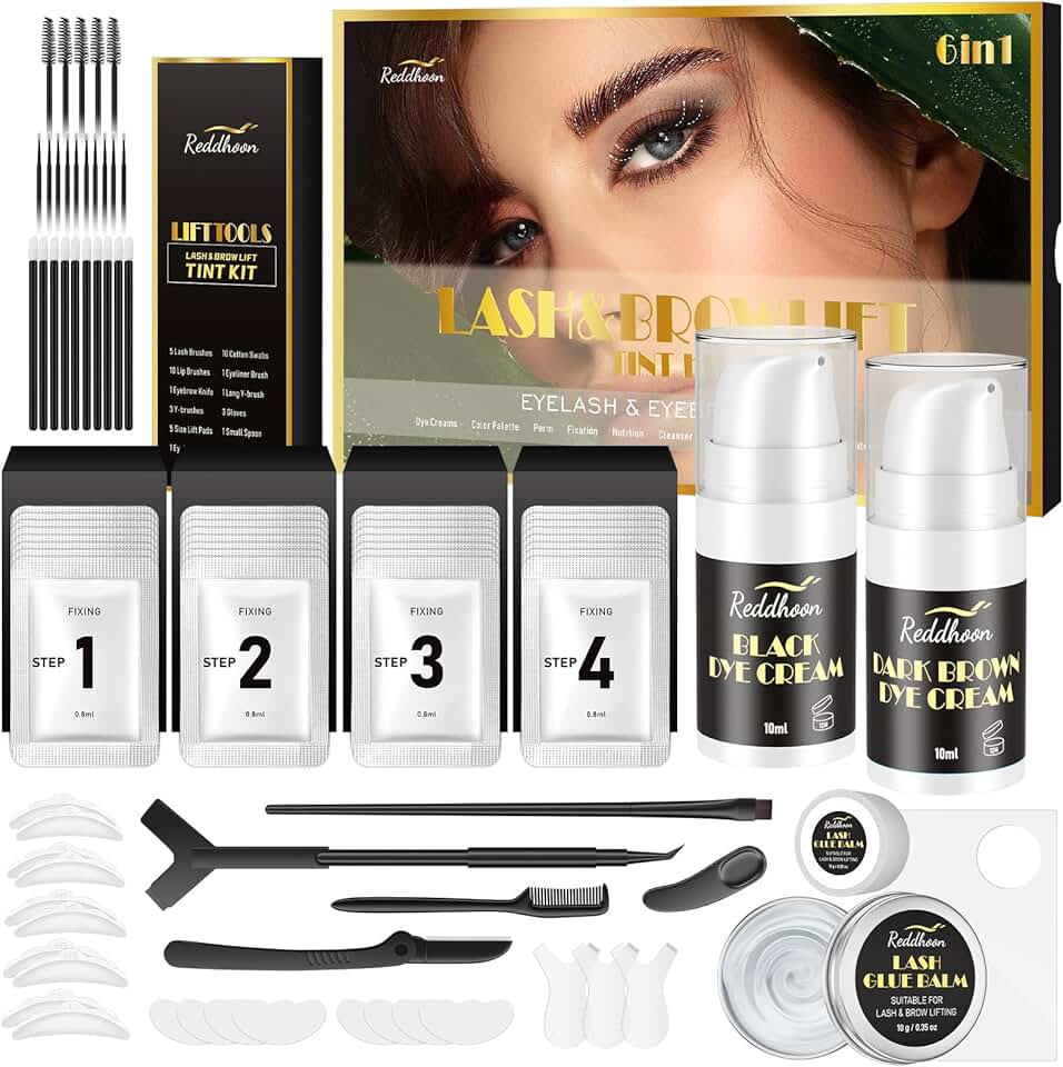 4-in-1 Lash and Brow Lift Kit for Salon and Home
