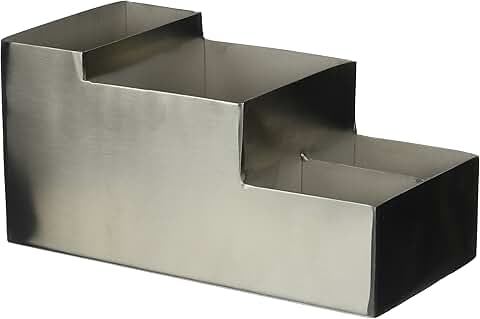 Stainless Steel Coffee Caddy in Satin Silver