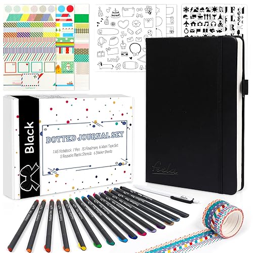 Dotted Journal Kit with Pens and Accessories