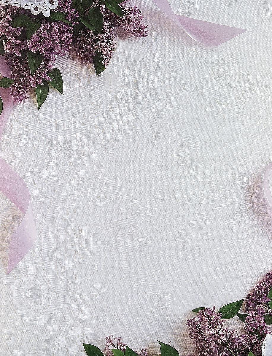 Lilacs & Lace Letterhead, 80 Sheets, 8.5"x11"