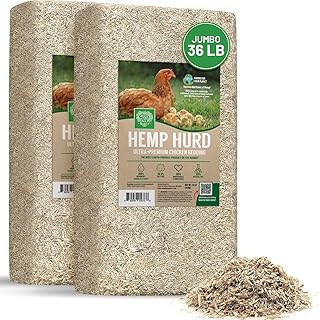 Jumbo Hemp Chicken Bedding, Eco-Friendly, 36 lb