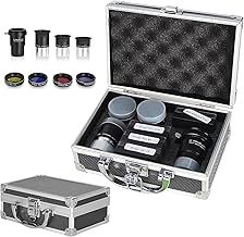 Astronomical Telescope Accessory Kit with Eyepieces and Filters