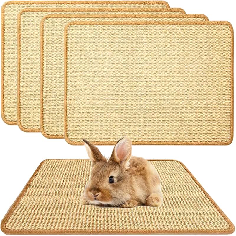 Rabbit Scratch Mat for Claws and Teeth Care
