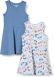 Girls' and Toddlers' Knit Sleeveless Tank Dress Set