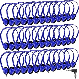 50 Pack Classroom Headphones for Kids and Teens