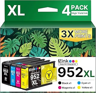 Set of four ink cartridges for office printers