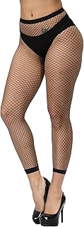 Women's High Waist Fishnet Tights