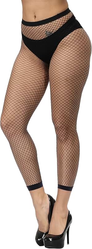 Women's High Waist Fishnet Tights