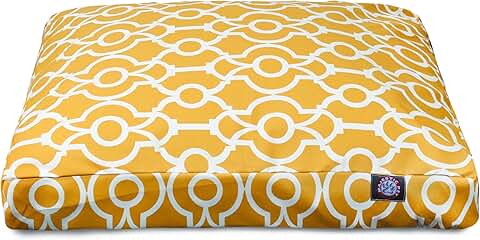 Large Rectangle Citrus Pet Bed