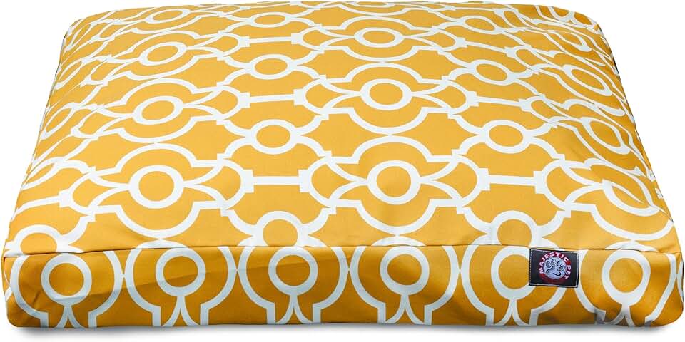 Large Rectangle Citrus Pet Bed