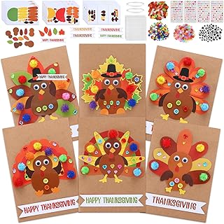 Thanksgiving Card Making Kit for Kids