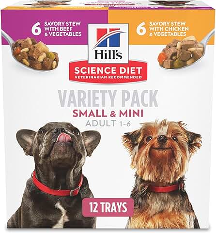 Wet Dog Food Variety Pack for Small & Mini Breeds